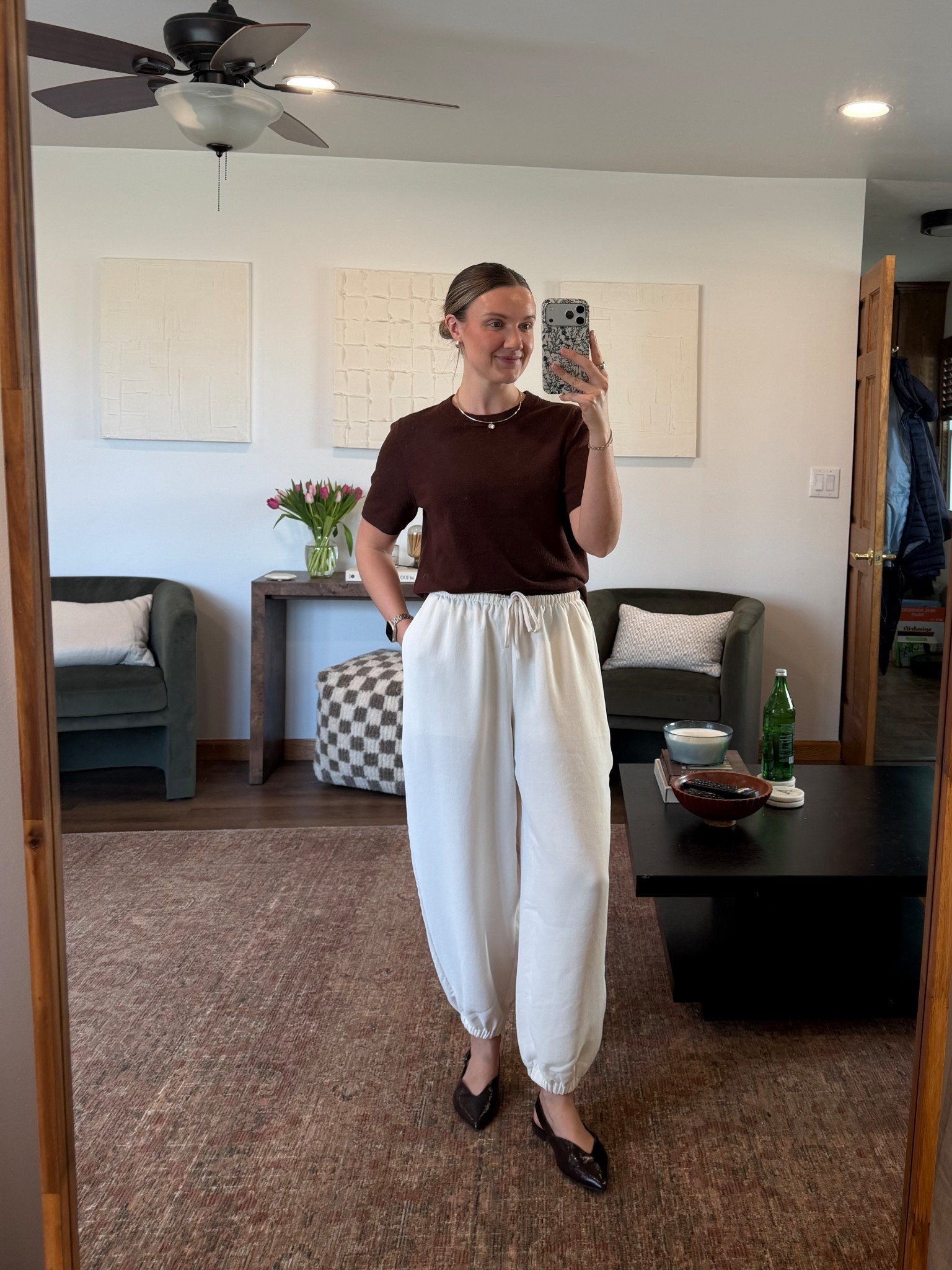 @Target sweater top is on sale for $15 wearing size large! These @Aritzia balloon pants are absolutely everything!!

Work wear, business casual style, work outfits, spring outfits 2026, date night outfits

#LTKWorkwear #LTKSaleAlert