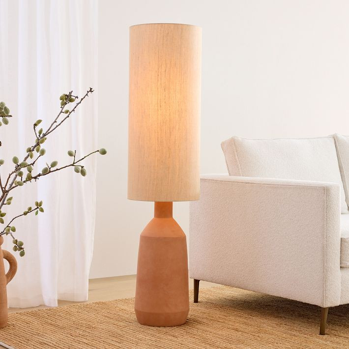 Brynn Terracotta Floor Lamp (52") | West Elm (US)
