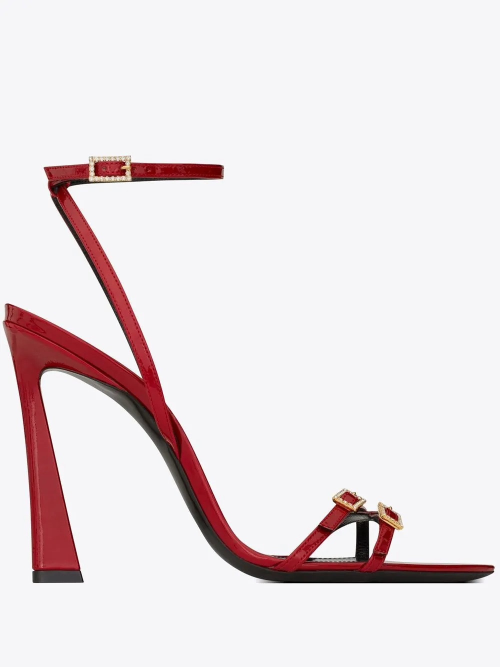 Saint Laurent Nuit 110 high-heeled Sandals - Farfetch | Farfetch Global