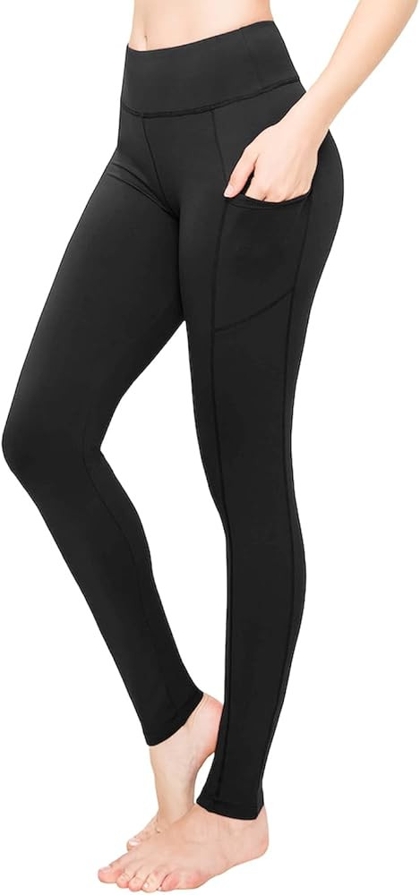 SATINA High Waisted Leggings for Women - Comfortable and Stretchy in Versatile Sizes and Colors | Amazon (US)