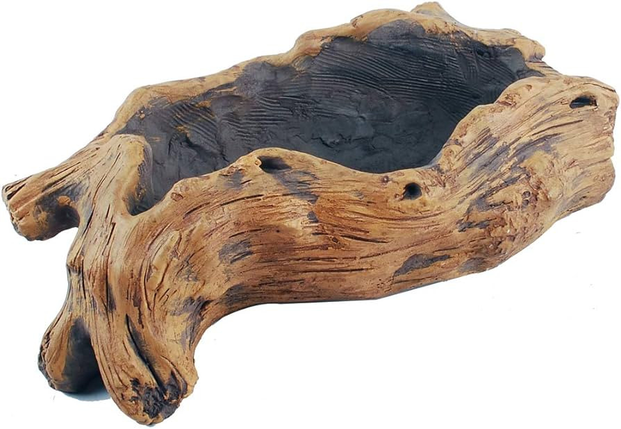 NWFashion Wooden Stump Flower Succulent Pot/Planter/Container | Amazon (US)