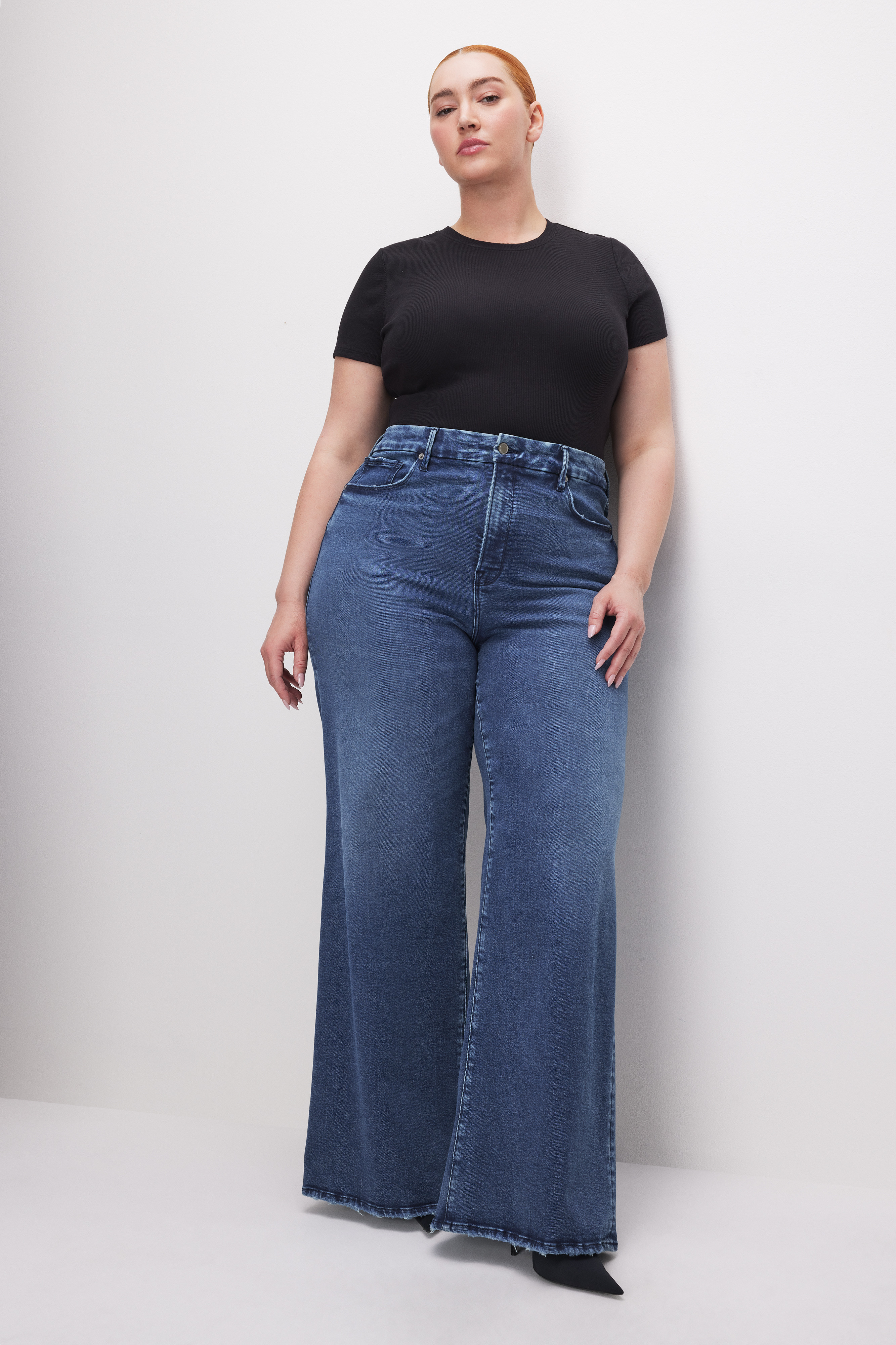 GOOD WAIST PALAZZO JEANS | Good American