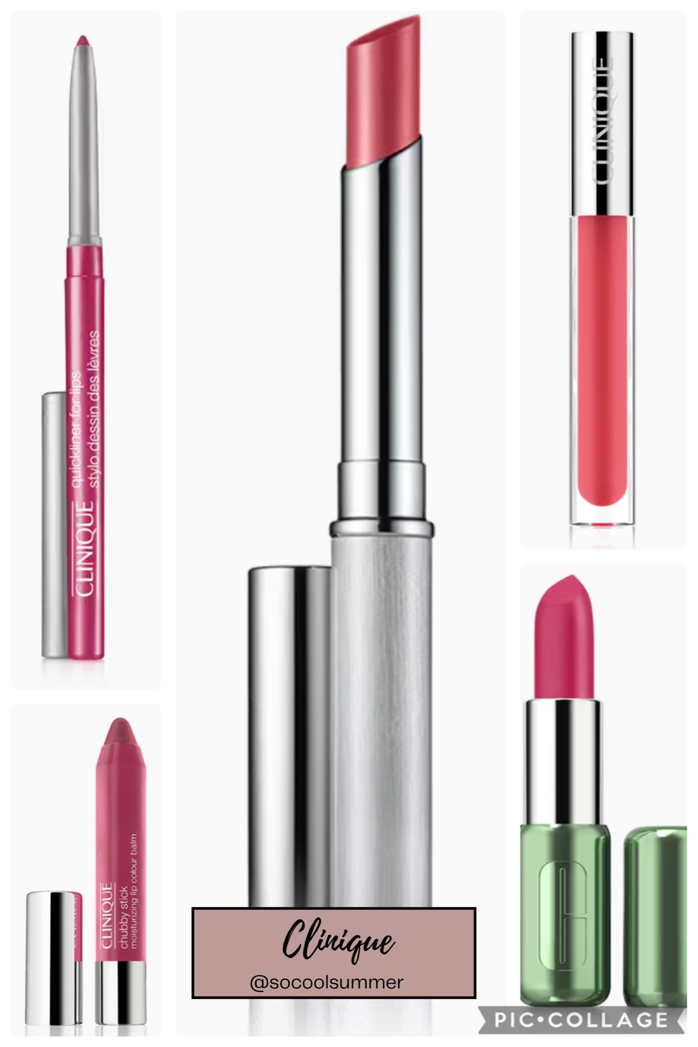 Clinique Lip colors for summers.
25% off this weekend with the code in the LTK app.  

My picks for summers:

Almost lipstick:  black honey (for dark summers), pink honey

Pop Longwear Lipstick:  Cherry Pop, Sweet Pop, Love Pop, Plum Pop, Blush Pop, Sugar Pop, Blushing Pop, Rose Pop, Peony Pop, Petal Pop, Cute Pop

Pop Plush Lip Gloss:  Sugarplum Pop, Strawberry Pop, Velour Pop

Chubby Stick Lip Balm:  Roomiest Rose, Broadest Berry, Super strawberry, Mightiest Maraschino, Graped Up, Chunky Cherry, Whoppin Watermelon, Bountiful Blush, Mighty Mimosa

Quick liner: Cocoa Rose, Crushed Berry, Plummy, Intense Blush, Intense Cosmo, Intense Jam

#hocsummer #coolsummer #lightsummer #truesummer #softsummer #pastelsummer #darksummer #brownsummer #sweetpeasummer #summerpalette #summerfinds

#LTKBeauty #LTKStyleTip #LTKFindsUnder50