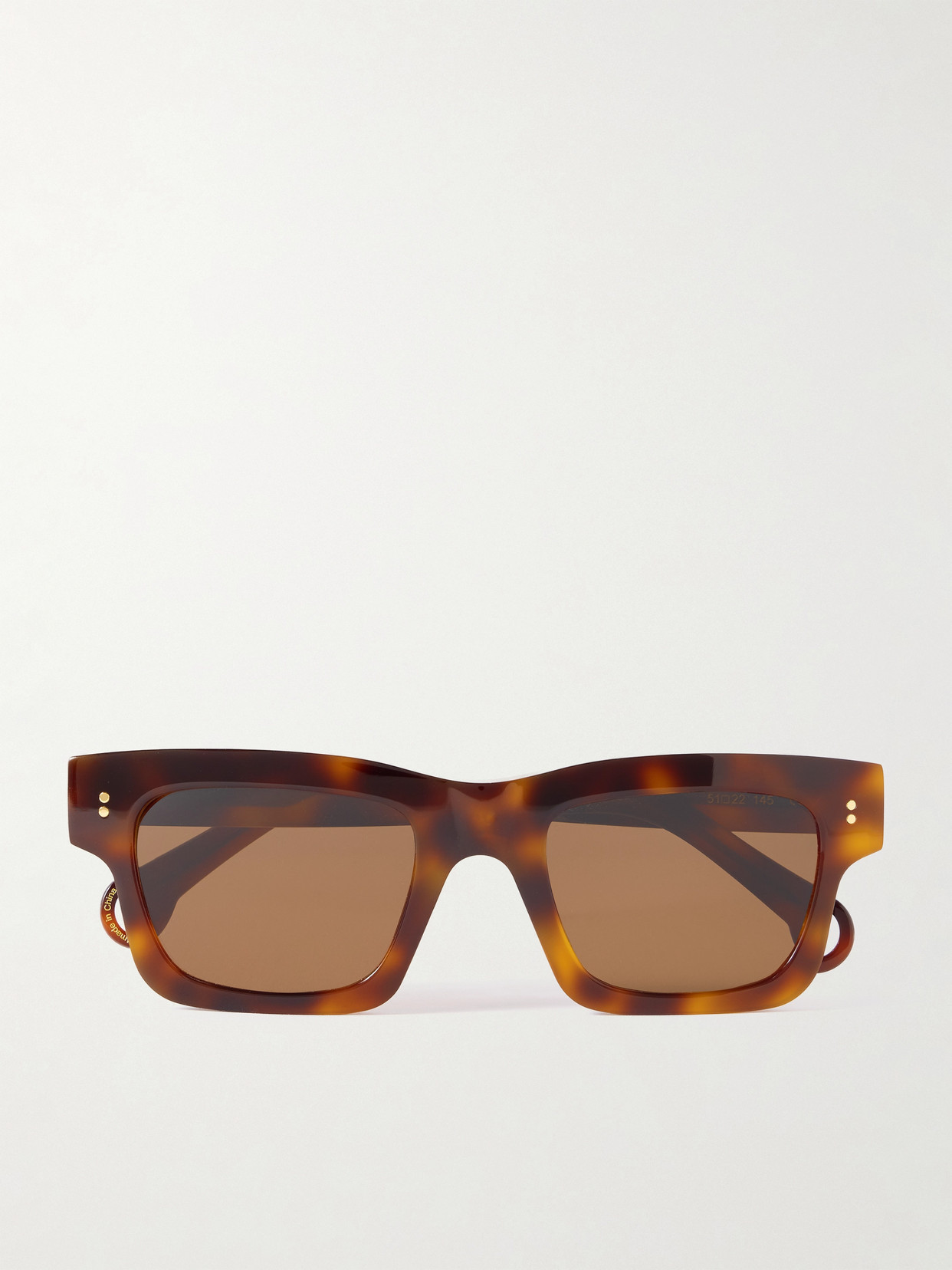JW Anderson - Rectangular-frame Acetate Sunglasses - Tortoiseshell | NET-A-PORTER (US)