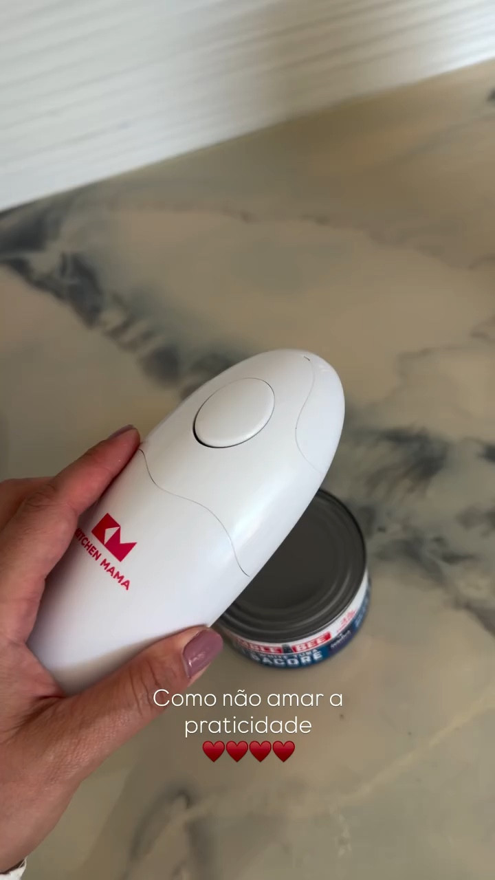 Opening cans just got so much easier 🤍✨
This Kitchen Mama Auto Electric Can Opener is a game-changer for everyday cooking. With just one simple press of a button, it smoothly opens your cans—no twisting, no struggle, no mess.

Perfect for busy days, quick meals, or anyone who loves convenience in the kitchen. Sleek, compact, and super easy to use… once you try it, you won’t go back!

#LTKHome #LTKdayinmylife #LTKSaleAlert