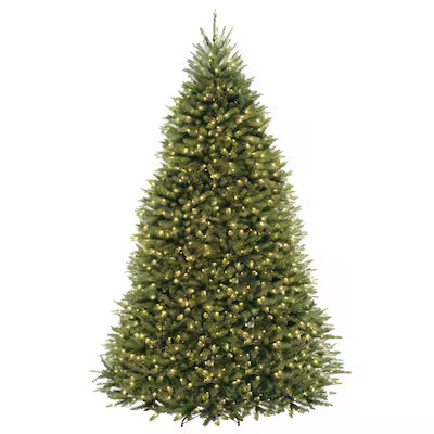 National Tree Company 9-ft Dunhill Fir Pre-lit Artificial Christmas Tree with Color Changing LED ... | Lowe's