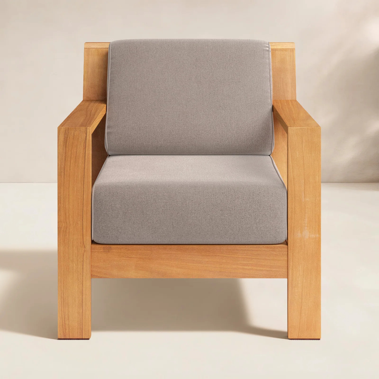 Bogota Teak Patio Chair with Sunbrella® Cushions | Wayfair North America