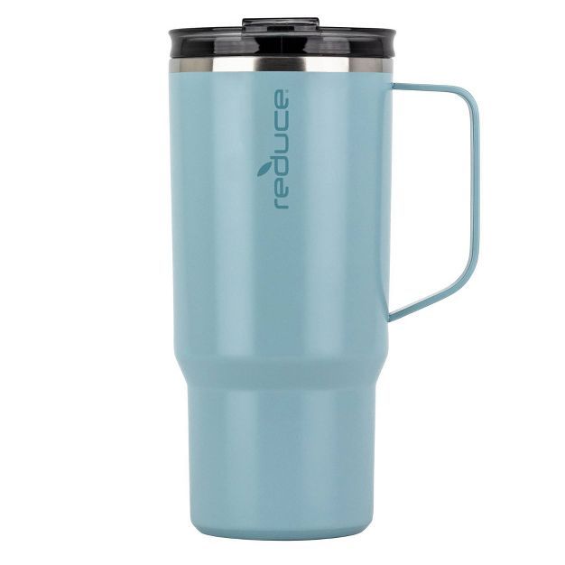 Reduce 24oz Hot1 Insulated Stainless Steel Tumbler with Handle - Eucalyptus | Target