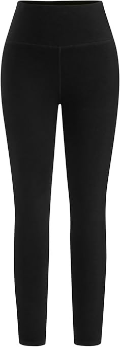 CIDER Middle Waist Cropped Leggings Women's Yoga Pants Slimming Activewear Casual Tights | Amazon (US)