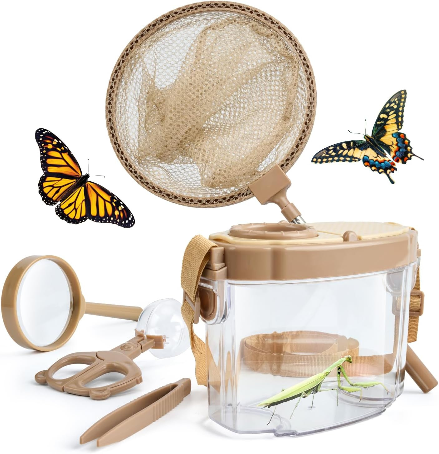 Montessori Mama Kids' Bug Catching Kit - Complete Insect Exploration Set with Habitat, Extendable... | Amazon (US)