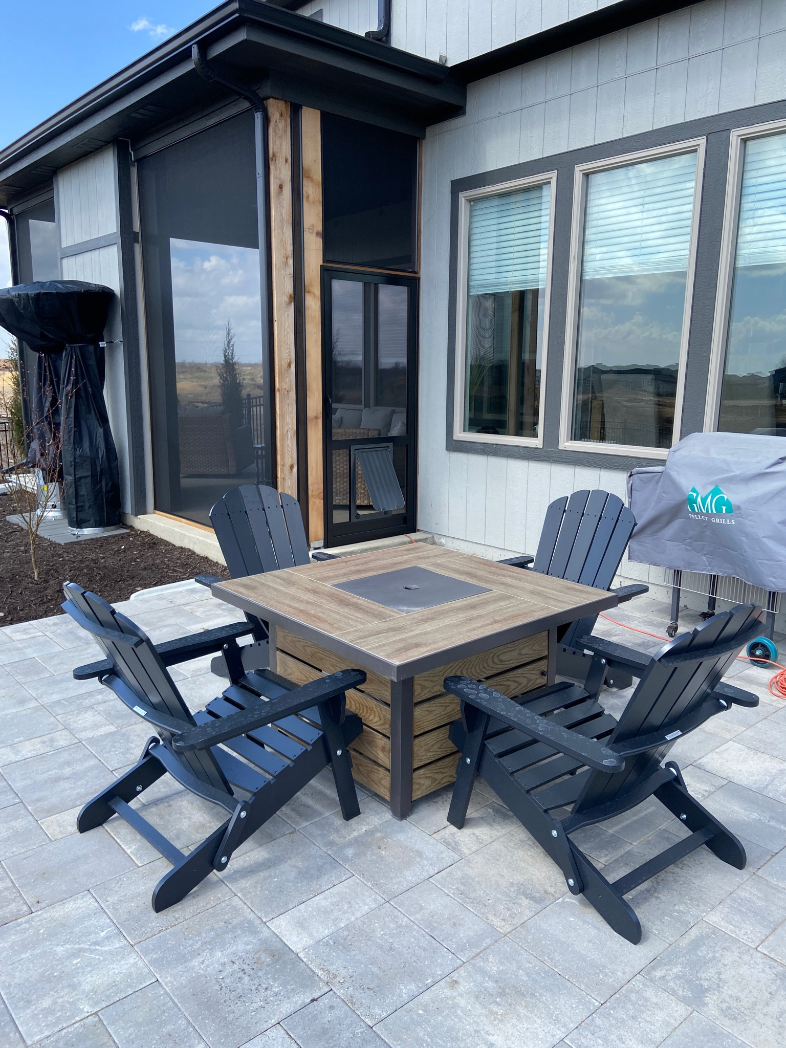 Patio furniture, fire pit & Adirondack chairs linked 

#LTKhome #LTKsalealert #LTKSeasonal