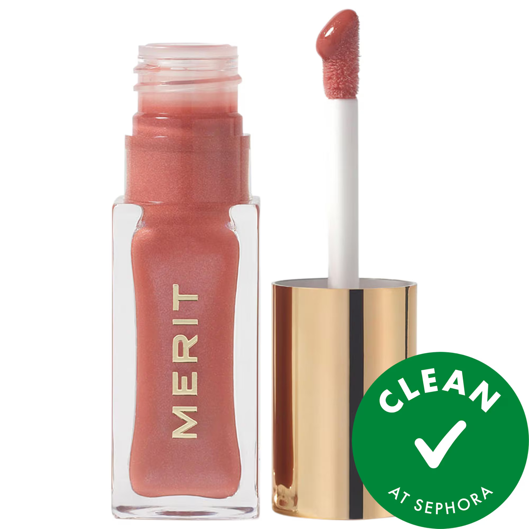 MERIT Shade Slick Hydrating Tinted Lip Oil Biarritiz 0.23 oz / 7 ml | Sephora (US)