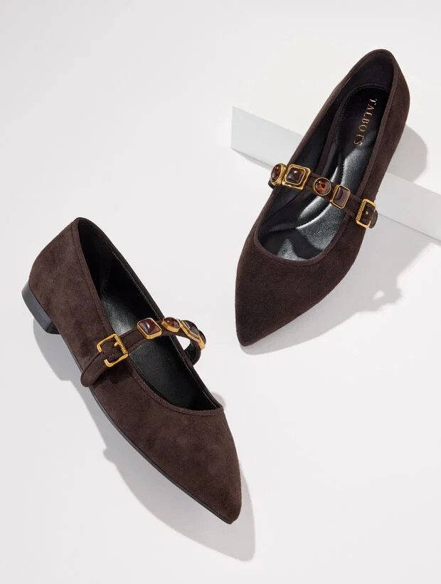 Payton Mary Jane Flats - Suede | Talbots