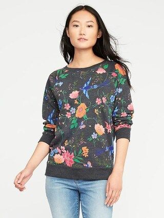 Printed French-Terry Sweatshirt for Women | Old Navy US