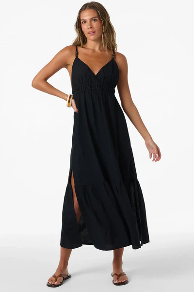 Oneill Womens Dress Julez Solid Midi | Hansen Surfboards