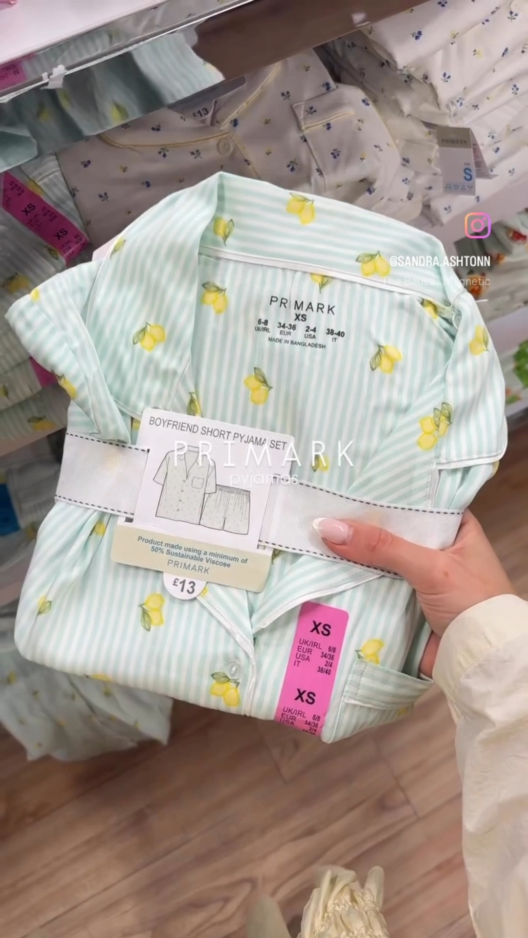 Summer pyjamas from Primark 🍋