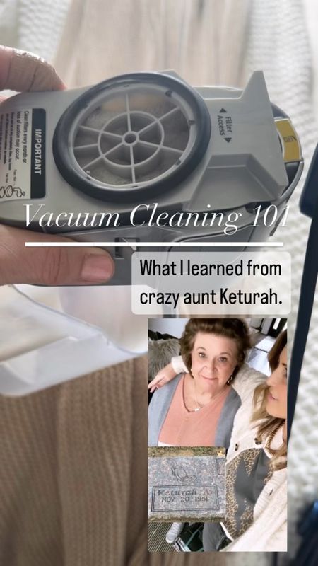 Vacuum cleaner cleaning hacks from the most passionate “Sweeper Queen” I know: my crazy aunt Keturah. Who else has a tattoo of a vacuum? Oh, she already has her headstone purchased and it has a vacuum on it 😳 She’s trying out a cordless but her favorite vacuum is still a shark and I’m linking it! 

#LTKVideo #LTKhome
