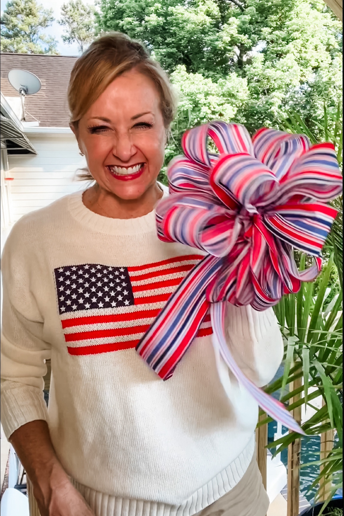 Love this flag sweater from Target! Only $30! I’m 5’6” 130lbs wearing an XS 
Looks like there’s limited quantities at target so I’m including links to others from Amazon 🇺🇸

#LTKSeasonal #LTKStyleTip #LTKFindsUnder50