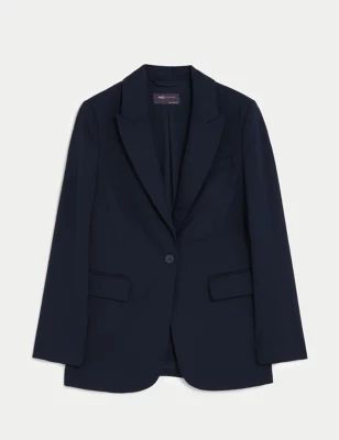 Relaxed Single Breasted Blazer | M&S Collection | M&S | Marks & Spencer IE