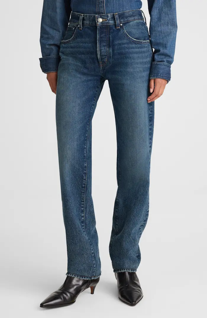 Madewell The Dean Easy Straight Leg Jeans | Nordstrom | Nordstrom