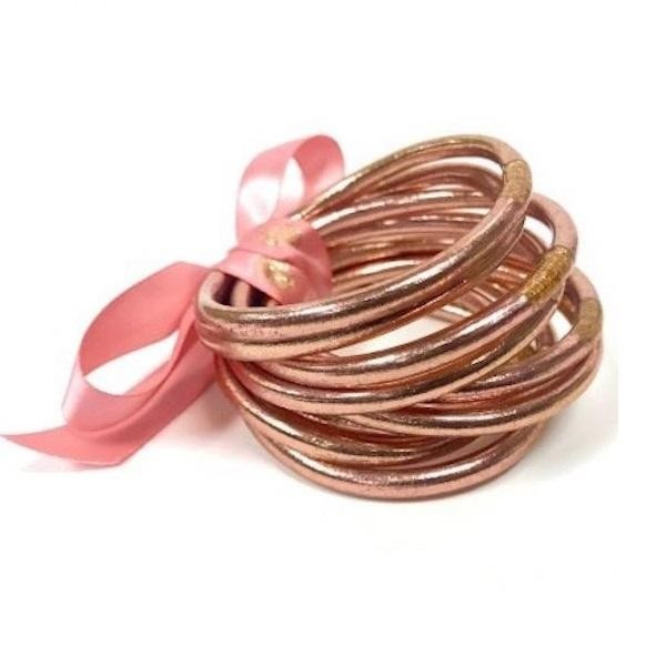 All Weather Serenity Prayer Bangles (Rose Gold) | AHAlife