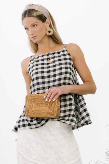 Lily Gingham Tank Top | Böhme US
