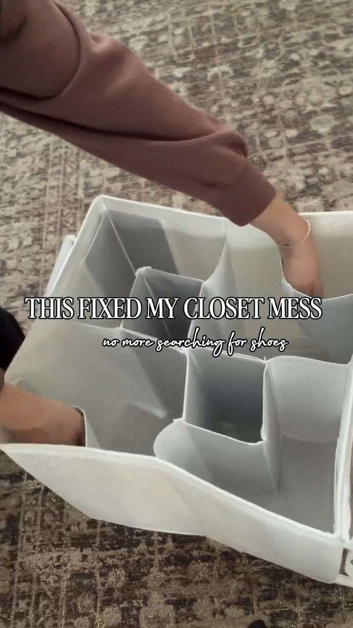 I finally found a shoe storage solution that actually works 🙌
These keep pairs together, visible, and off the floor — no more digging or messy closets. I use them for everyday sneakers and even sandals, and they tuck away so cleanly. Simple, affordable, and such a space saver. Love this find from @spaceaid 

#LTKHome #LTKSaleAlert