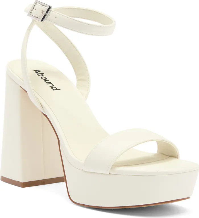 Monica Block Heel Platform Sandal (Women) | Nordstrom Rack