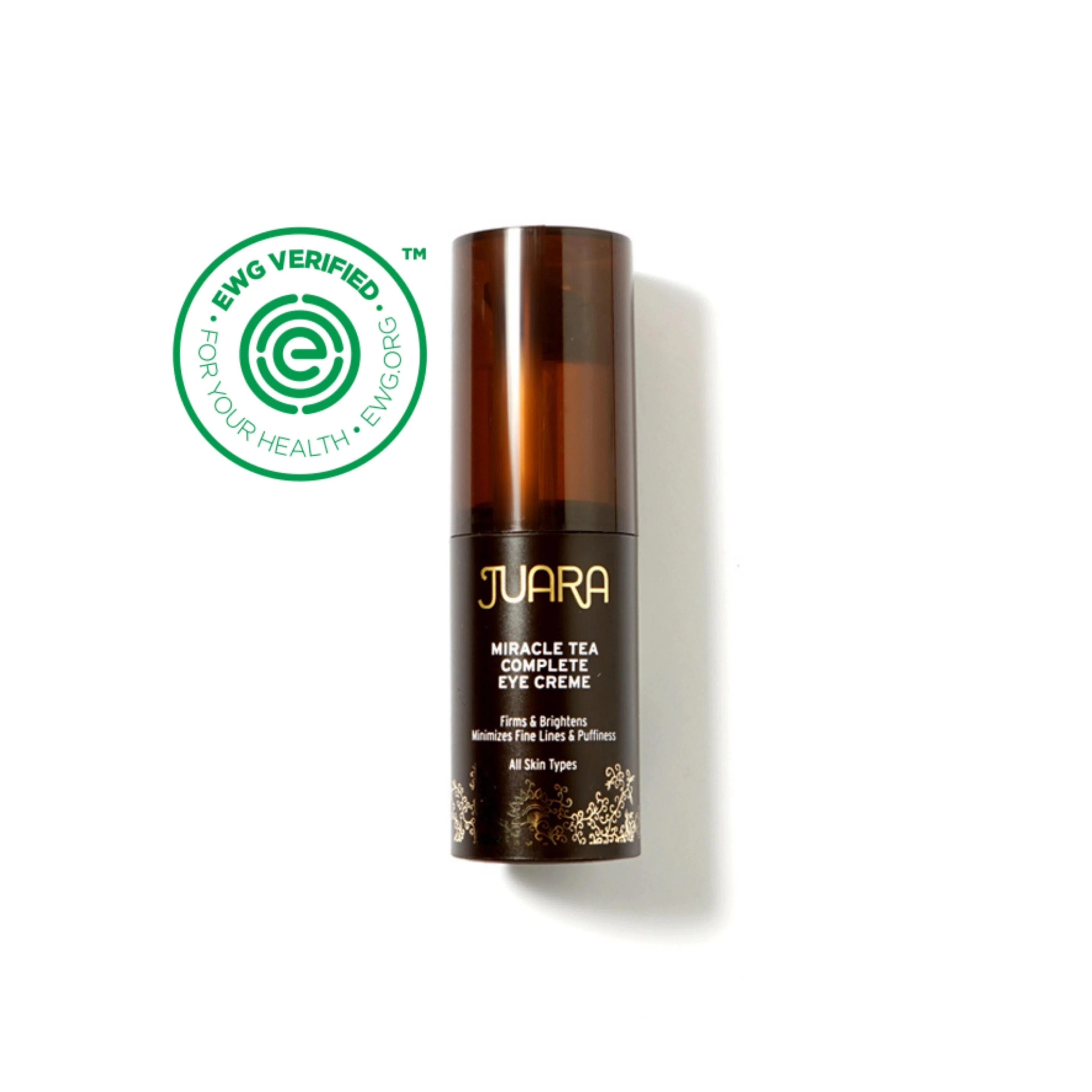 Miracle Tea Eye Cream With Turmeric | Reduce Puffy Eyes & Dark Circles | JUARA Skincare