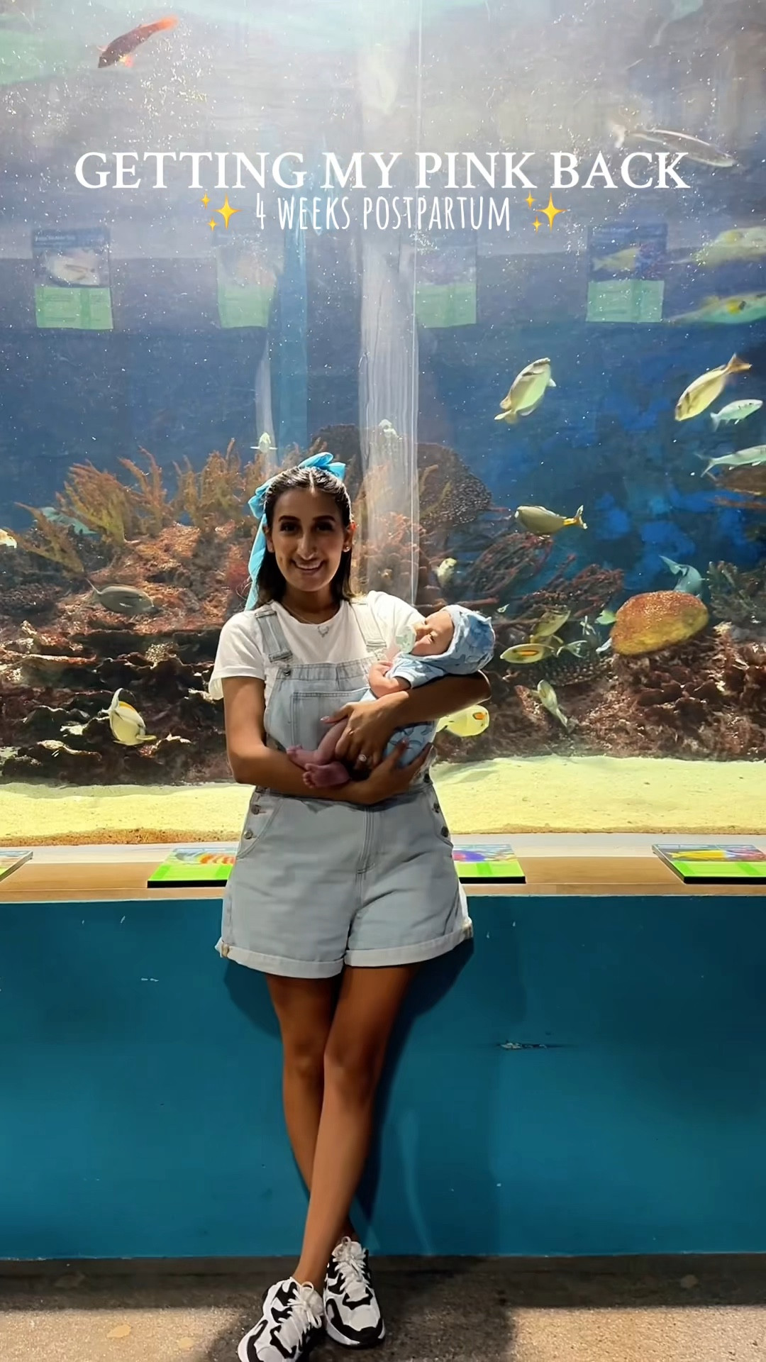 Took Zakyah on his first "vacation" to the aquarium! He did so good and loved looking around. Our baby boy is 4 weeks old today do where is the time going?! 🥹 💙

Outfit is my maternity jeans from @PinkBlush
Maternity
@OdySea Aquarium

#LTKStyleTip #LTKBaby #LTKBump