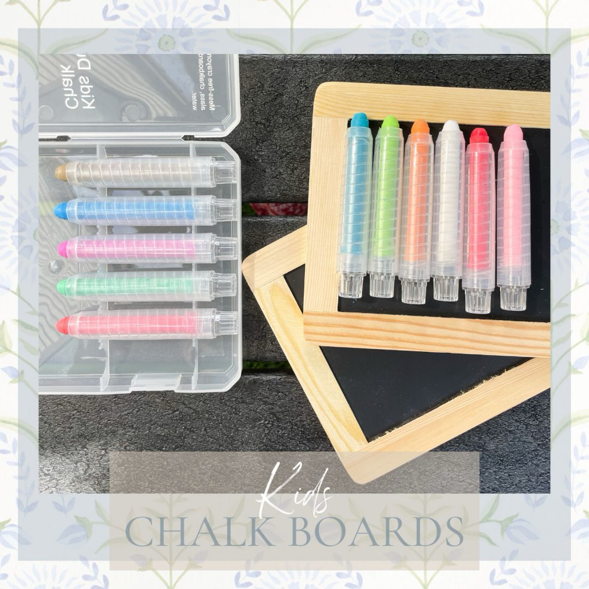 Kids chalk & chalkboards 🍎// kids activity

#LTKfamily #LTKkids #LTKhome