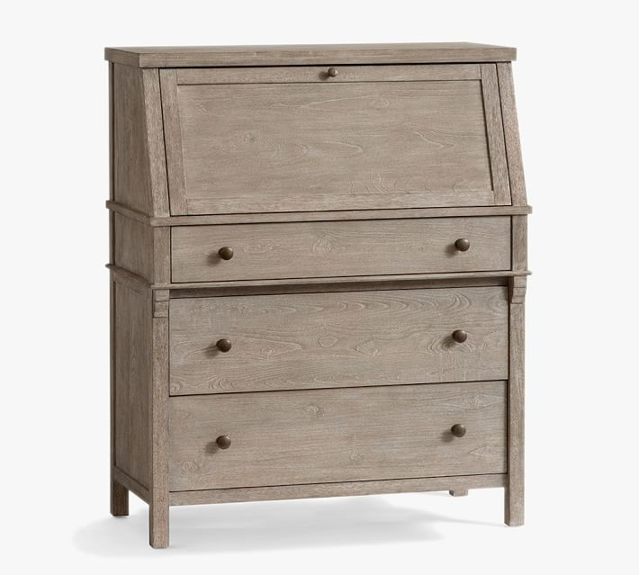 Toulouse 36" Secretary Desk with Drawers | Pottery Barn (US)