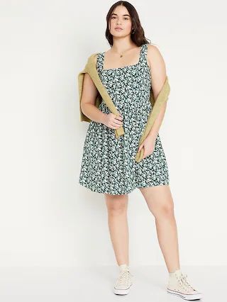 Fit & Flare Mini Dress for Women | Old Navy (US)