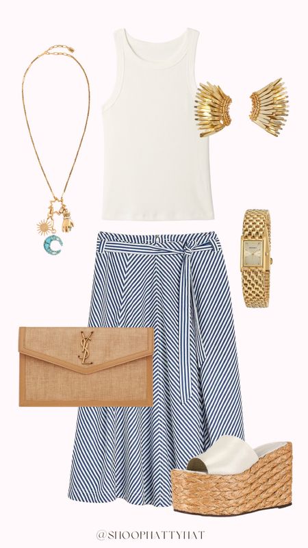 Summer Everyday Looks!! Summer outfits - summer fashion - spring outfit ideas - trendy outfits - preppy style - chic accessories - summer outfit inspo - styling tips - striped maxi skirt - fav jewelry- designer looks - summer accessories 


#LTKstyletip #LTKSeasonal