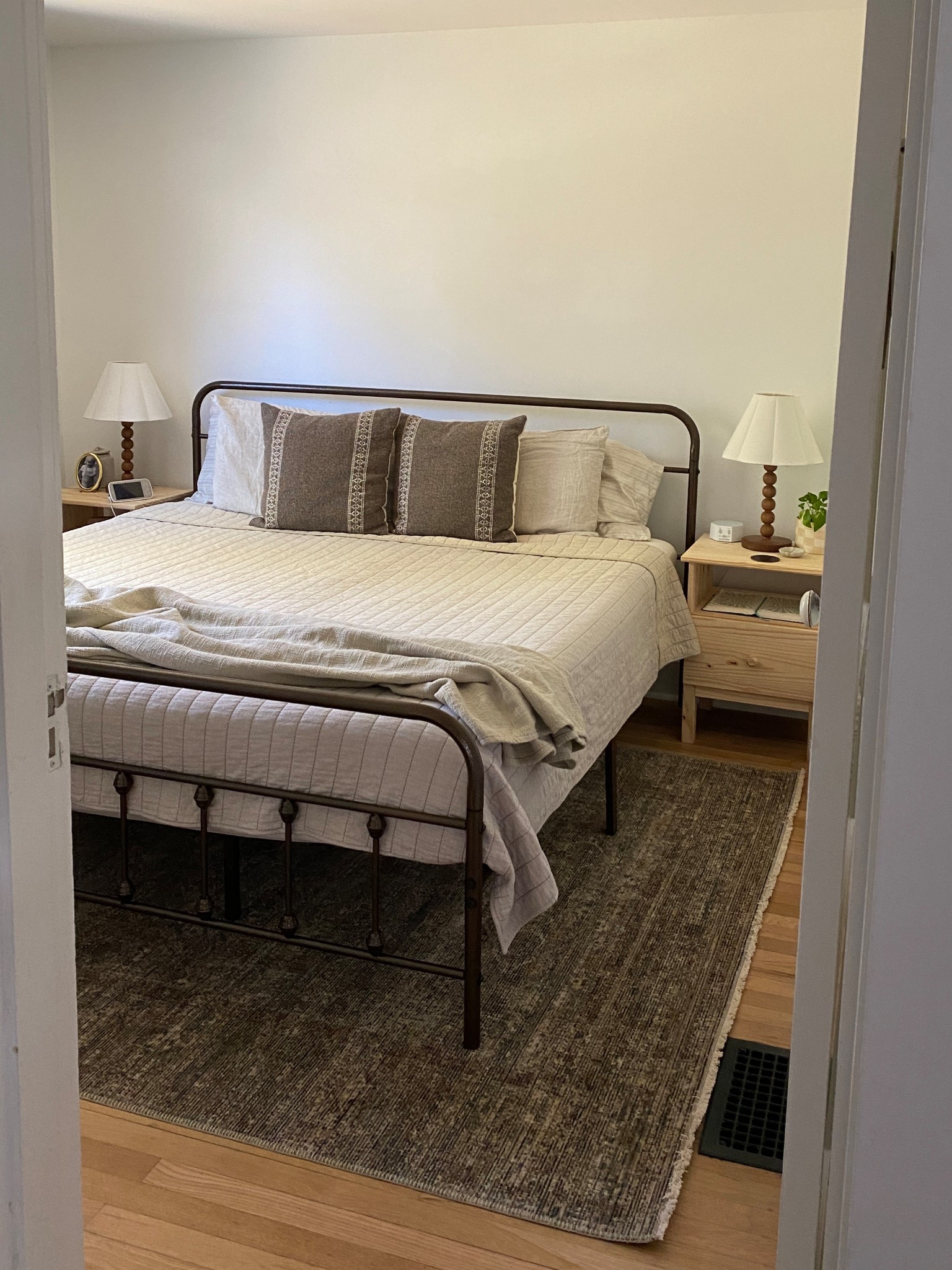 calm and cozy is what we will always go for with our master bedroom 🫶🏻

#LTKHome #LTKSaleAlert #LTKFindsUnder50