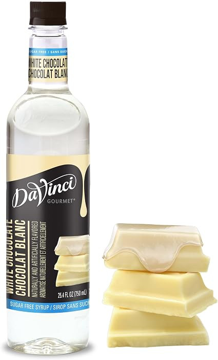 DaVinci Gourmet Sugar-Free White Chocolate Syrup, 25.4 Fluid Ounces (Pack of 1) | Amazon (US)