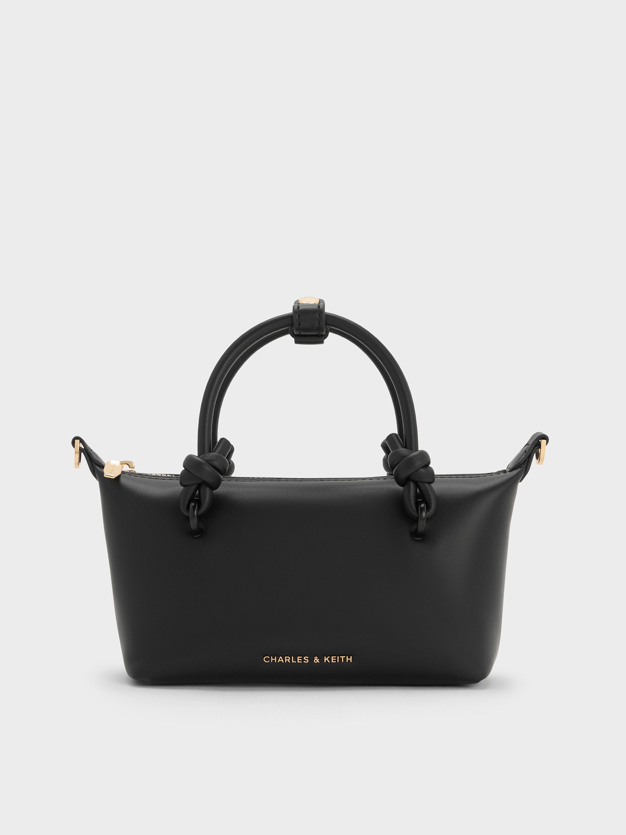 Sammie Knotted-Handle Tote Bag
    
         - Black | Charles & Keith UK