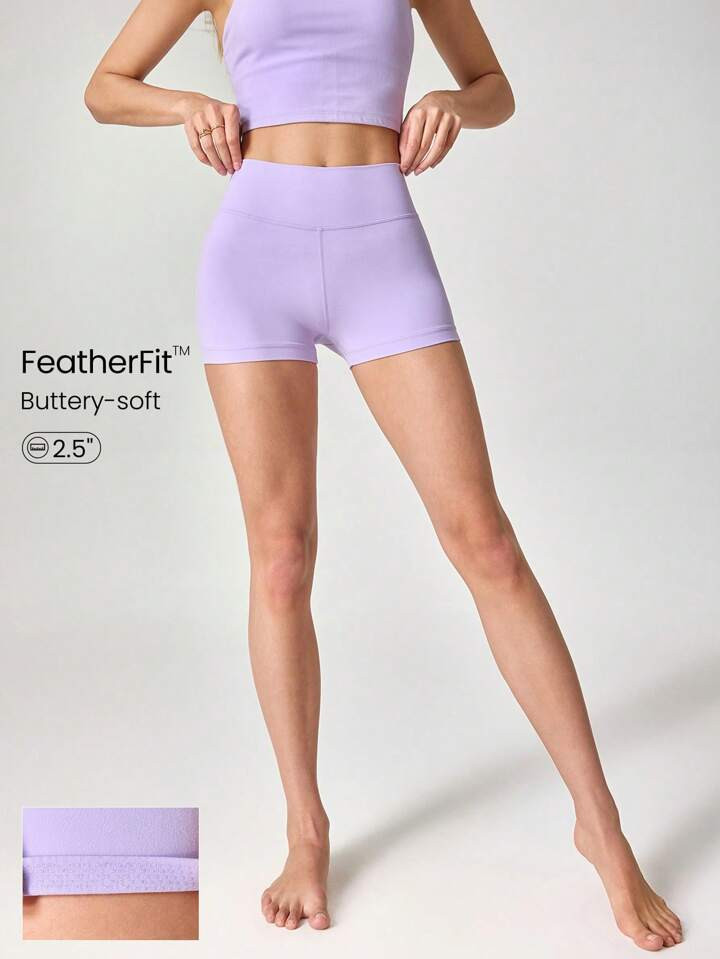 GLOWMODE 2.5" FeatherFit™ Ultra-Short Anti-Slip Biker Shorts Low Impact Casual Daily Gym Summer Workout | SHEIN