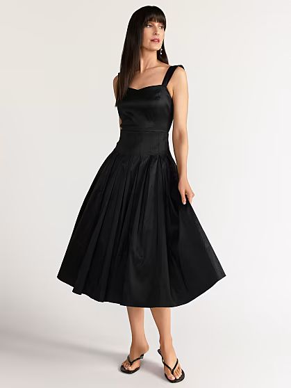 Sweetheart Pleated Dress - Just Me | New York & Company