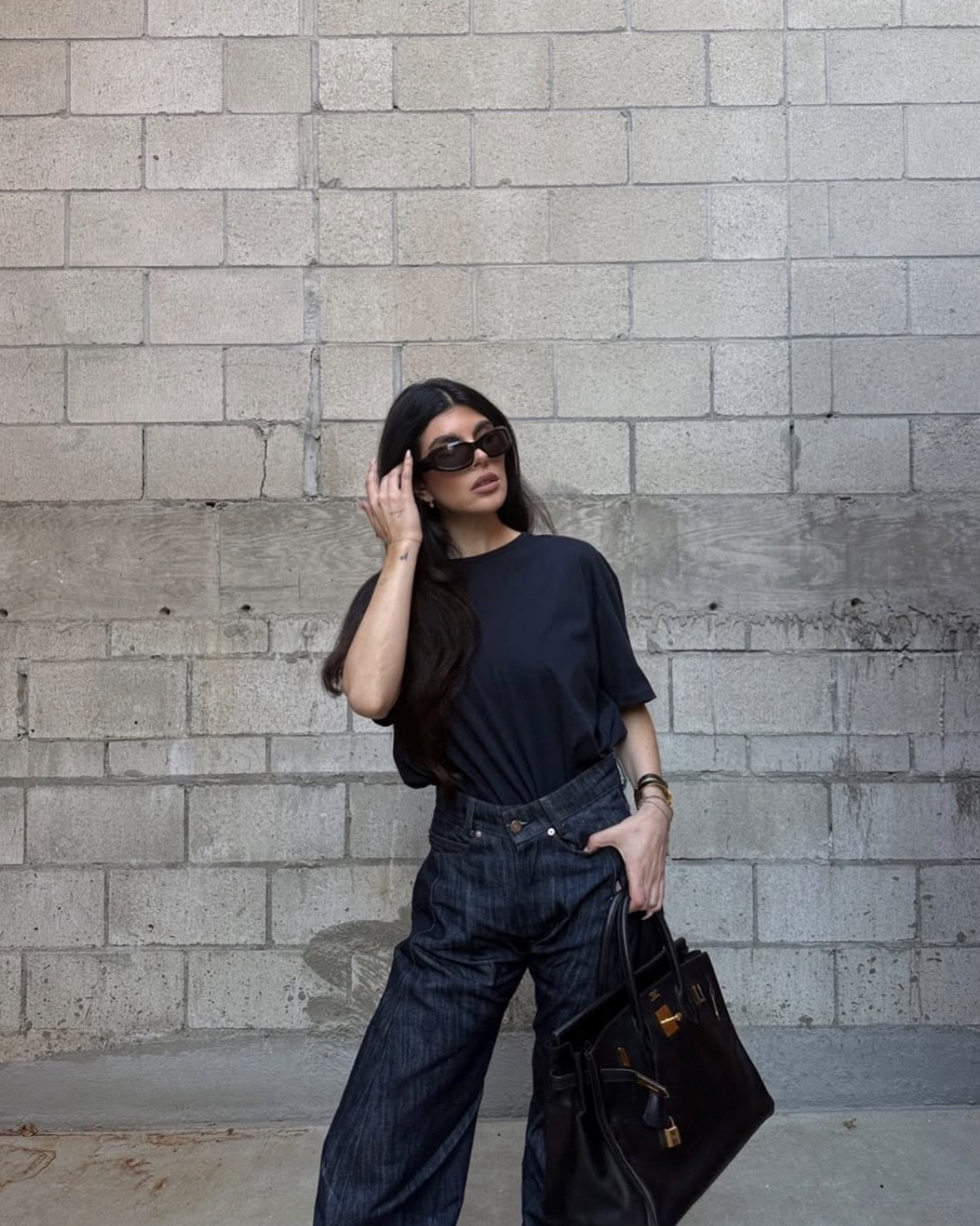 It’s never just a t-shirt & jeans. 

Dark denim, perfect dark denim, boxy black t shirt, cool girl outfit, cool girl style, elevated casual style 

#LTKgrwm #LTKootd