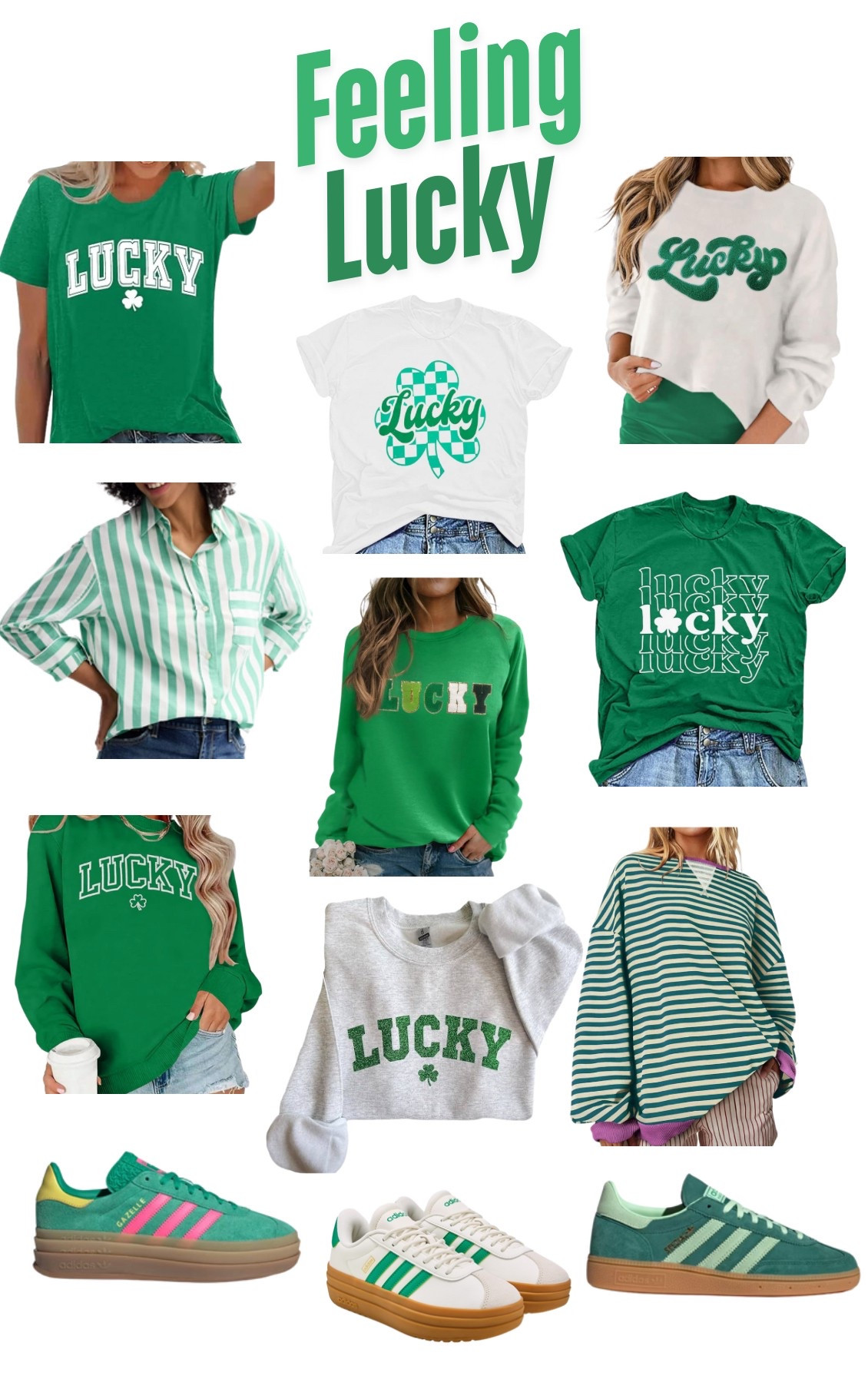 Green | St. Patrick's Day | Lucky | Shamrock 

#LTKWorkwear #LTKSeasonal #LTKStyleTip