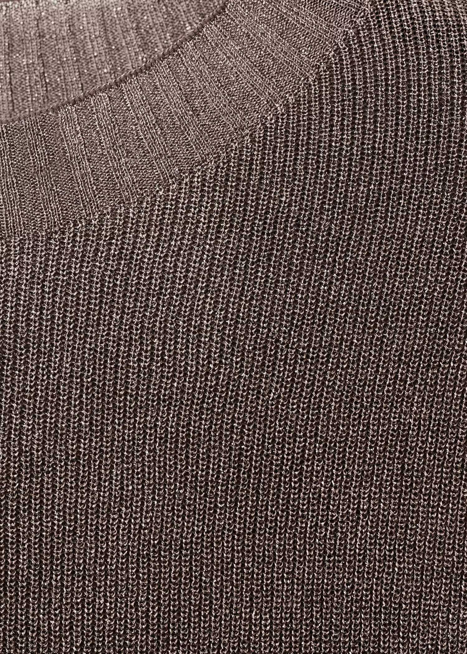 Fine-knit lurex sweater - Women | MANGO United Kingdom | MANGO (UK)