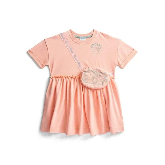 Toy Story Toddler Girls Short Sleeve Graphic Dress with 3D Bag, Sizes 12M-5T | Walmart (US)