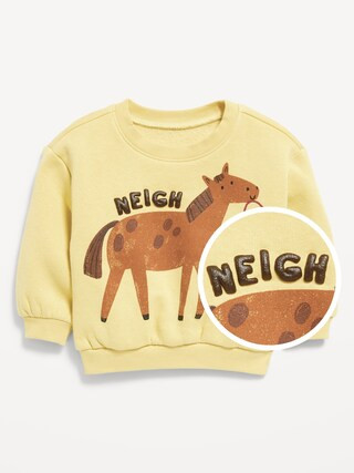 Printed Crew-Neck Sweatshirt for Baby | Old Navy (US)