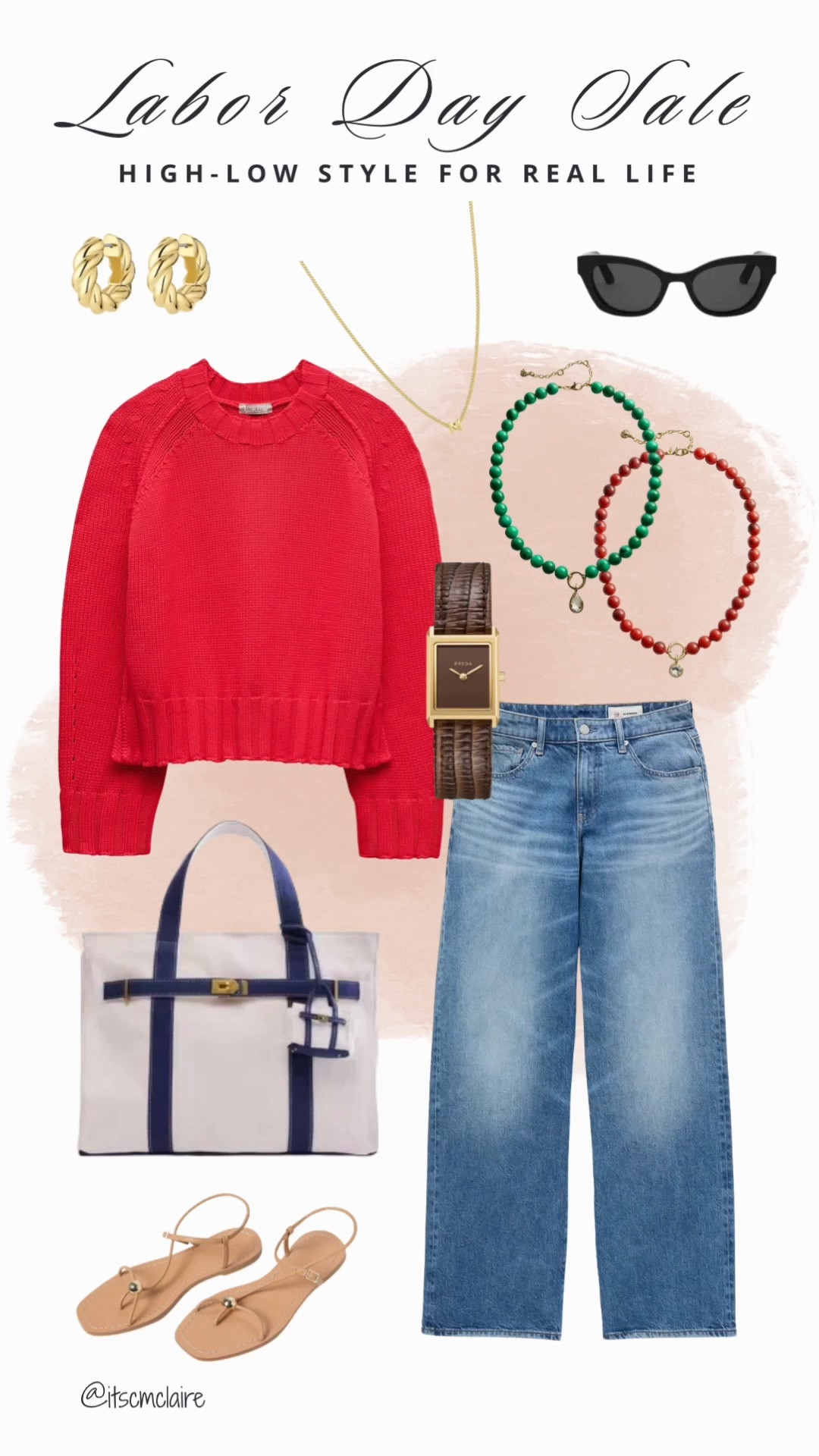 I wear a large in the sweater (definitely oversized) and a 32 in the jeans!

Sweater is on sale finally! Jeans are brand new arrivals. And this boatkin bag I hear is the talk of the town!

#LTKxWalmart #LTKSaleAlert #LTKMidsize