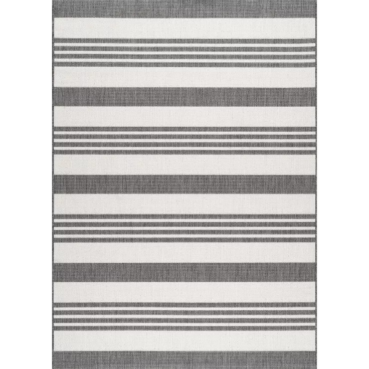 nuLOOM Robin Multi Stripe Indoor/Outdoor Area Rug | Target