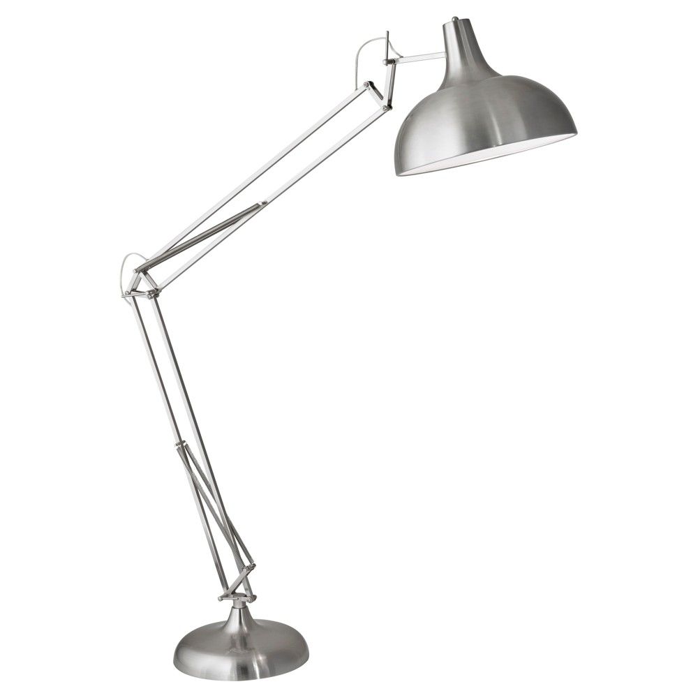 Adesso Atlas Floor Lamp - Silver | Target