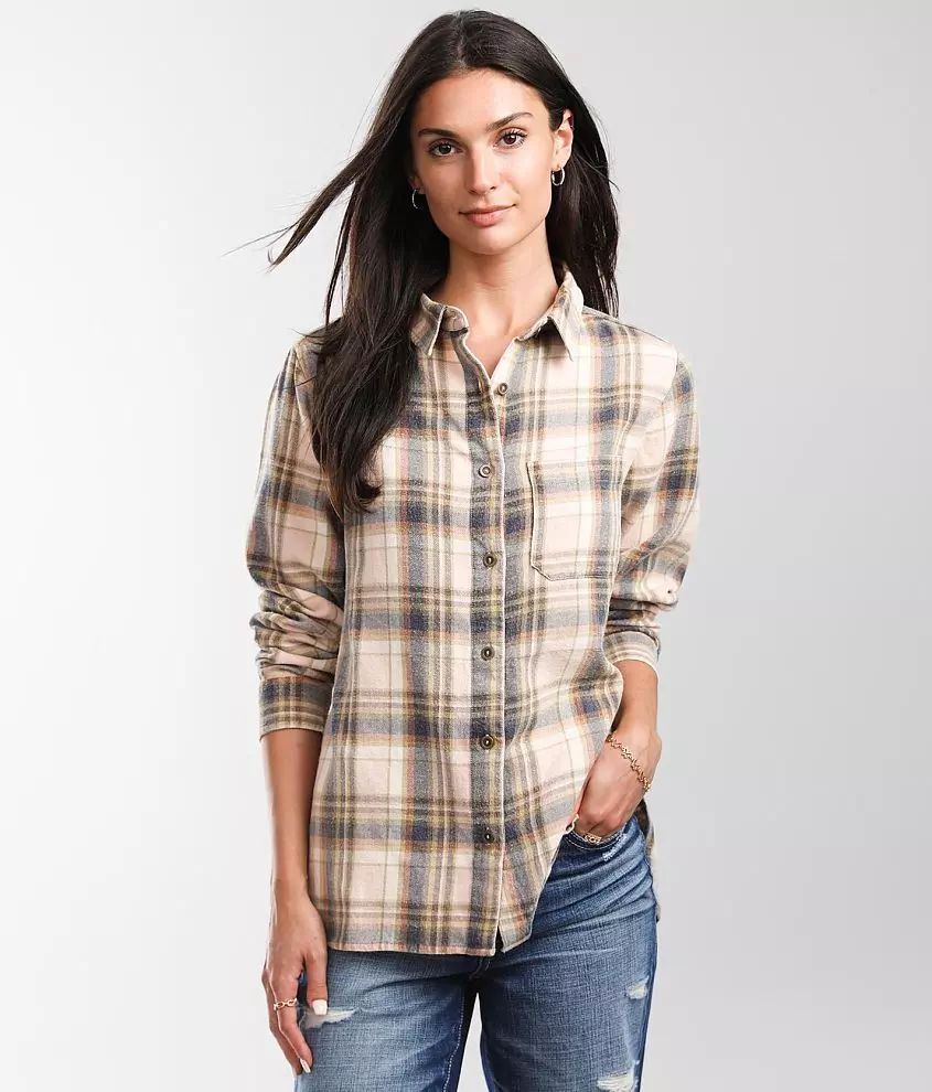 Washed Flannel Shirt | Buckle