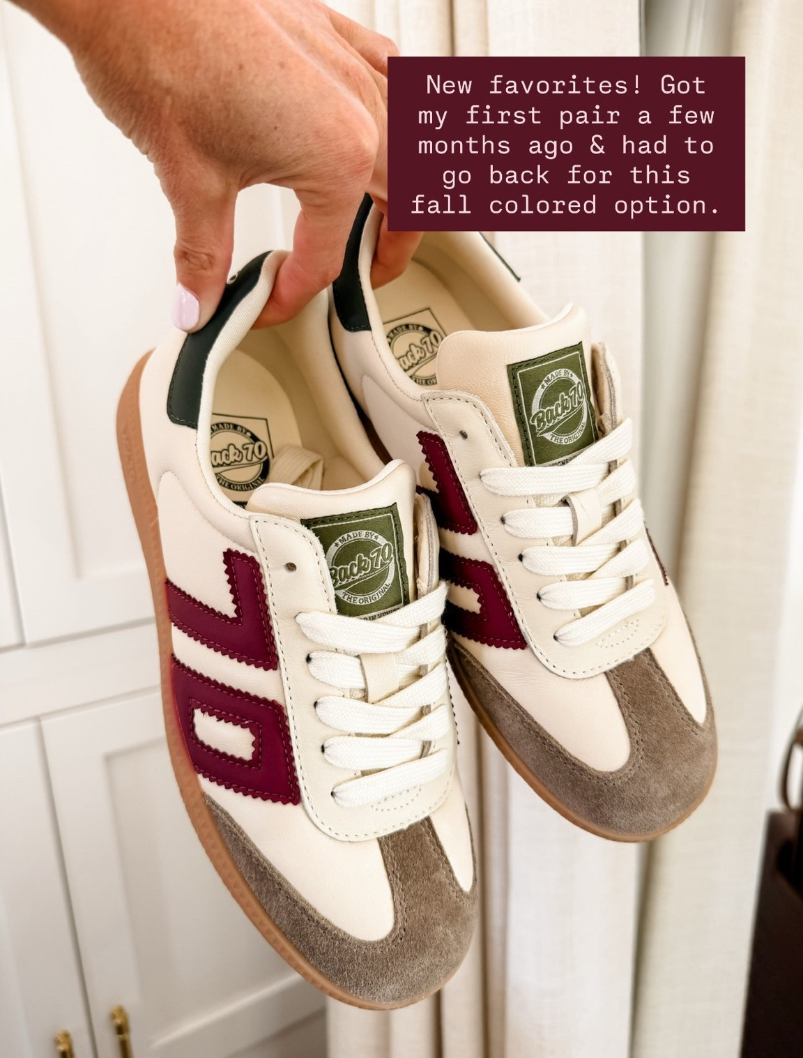 I love these sneakers! I got this brand a few months back, and I wanted another color way for fall! 

Loverly Grey, shop app, back 70s, sneakers, fall shoes, fall sneakers

#LTKSeasonal