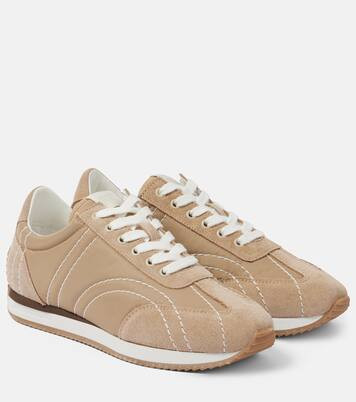 Sport suede-trimmed sneakers | Mytheresa (US/CA)